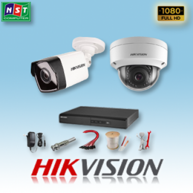Trọn bộ 2 camera IP  Hikvision 