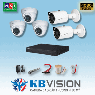 Trọn bộ 5 camera IP KBVision