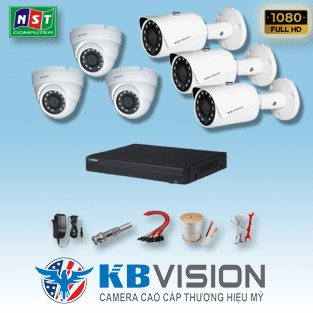 Trọn bộ 6 camera IP KBVision